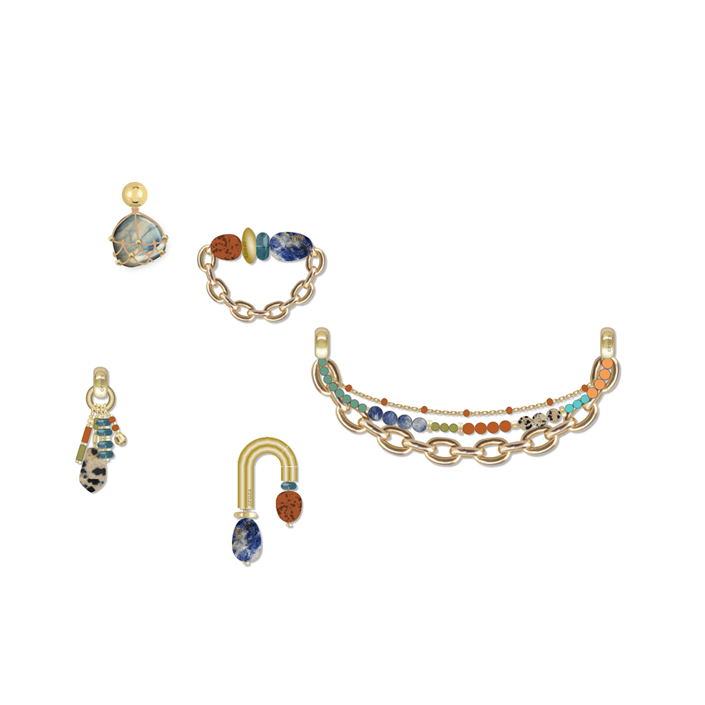 Stone and Gold 5 Pack